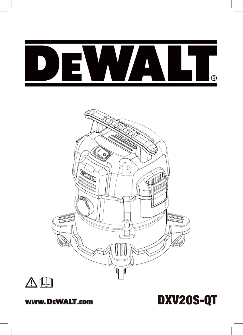 Page n°1 - Manuel utilisateur DeWalt DXV20S-QT