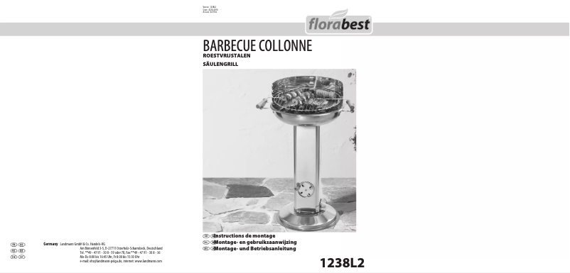 Page 1 de la notice Manuel utilisateur Florabest 1238L2