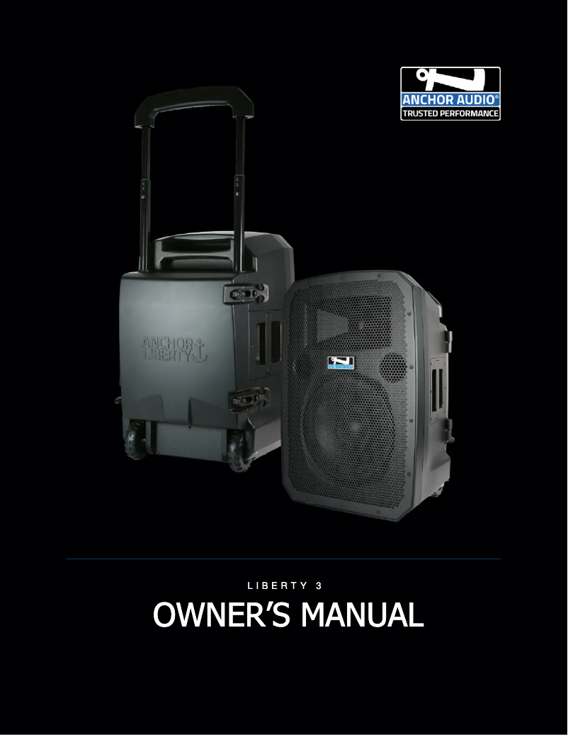 Página 1 del manual Manual de usuario Anchor Audio Liberty 3