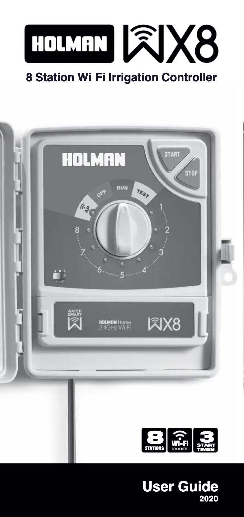 Imagen de la primera página del manual del dispositivo WX8