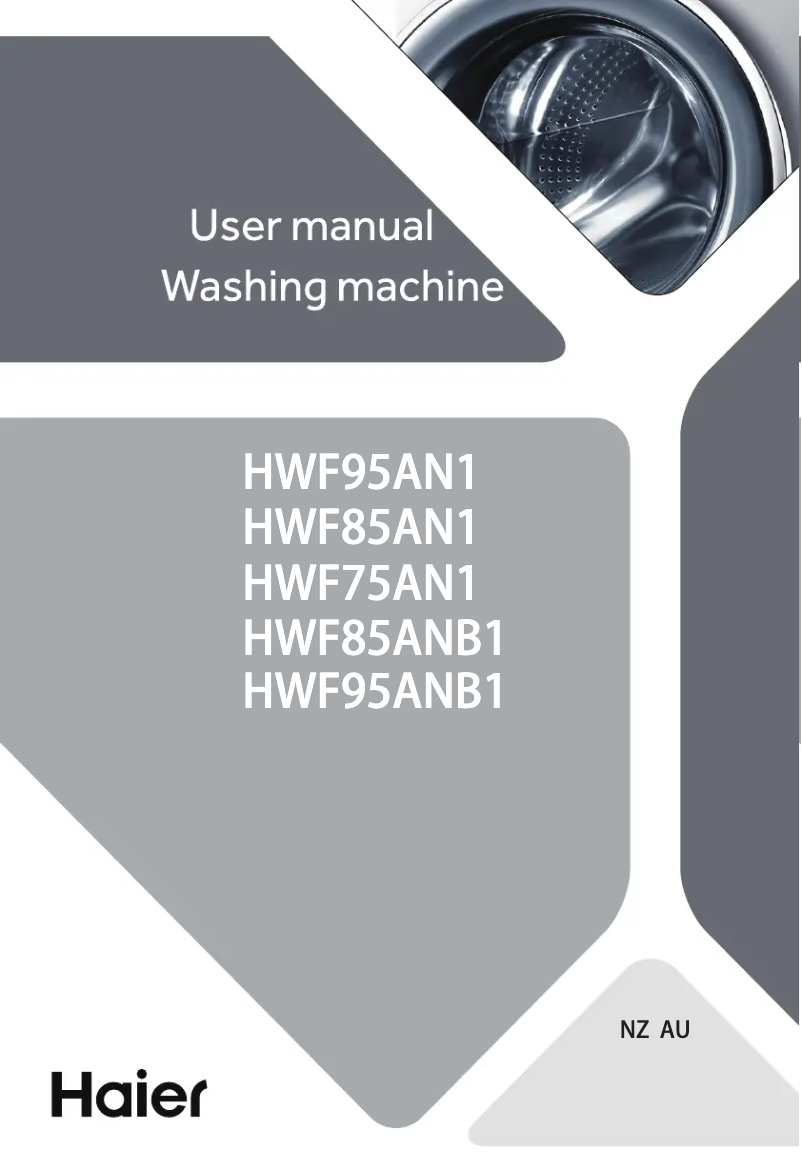 Page 1 de la notice Guide d'installation Haier HWF95ANB1