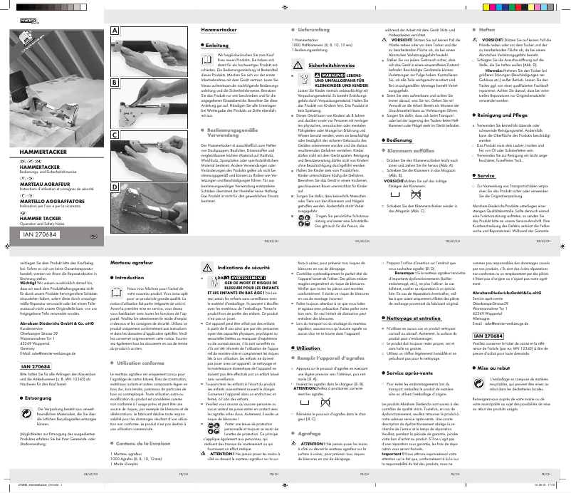 Página 1 del manual Manual de usuario Powerfix IAN 270684