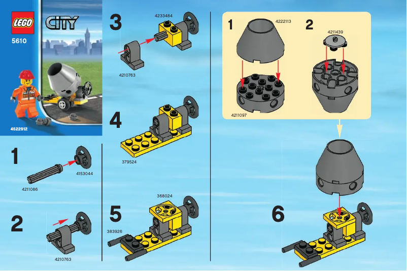 Page 1 de la notice Manuel utilisateur Lego Builder