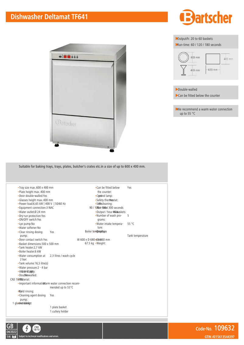 Image de la première page du manuel de l'appareil Deltamat TF 641