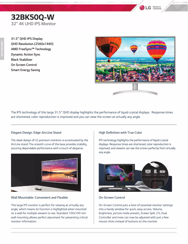 Image de la première page du manuel de l'appareil 32BK50Q