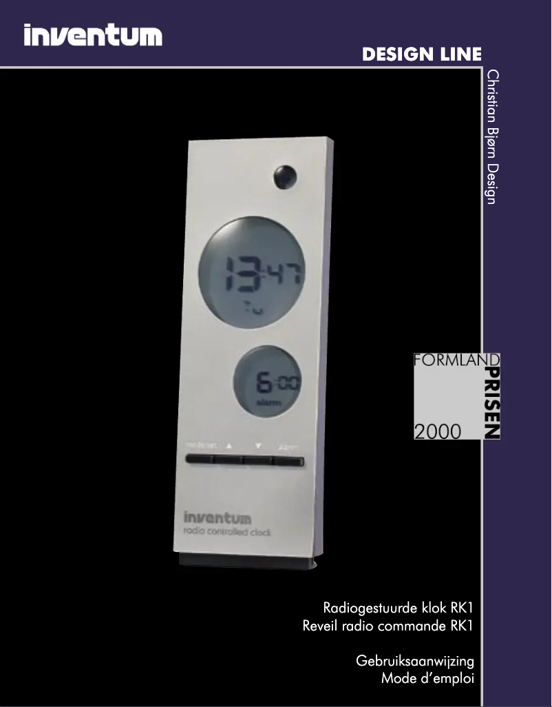 Image de la première page du manuel de l'appareil RK1