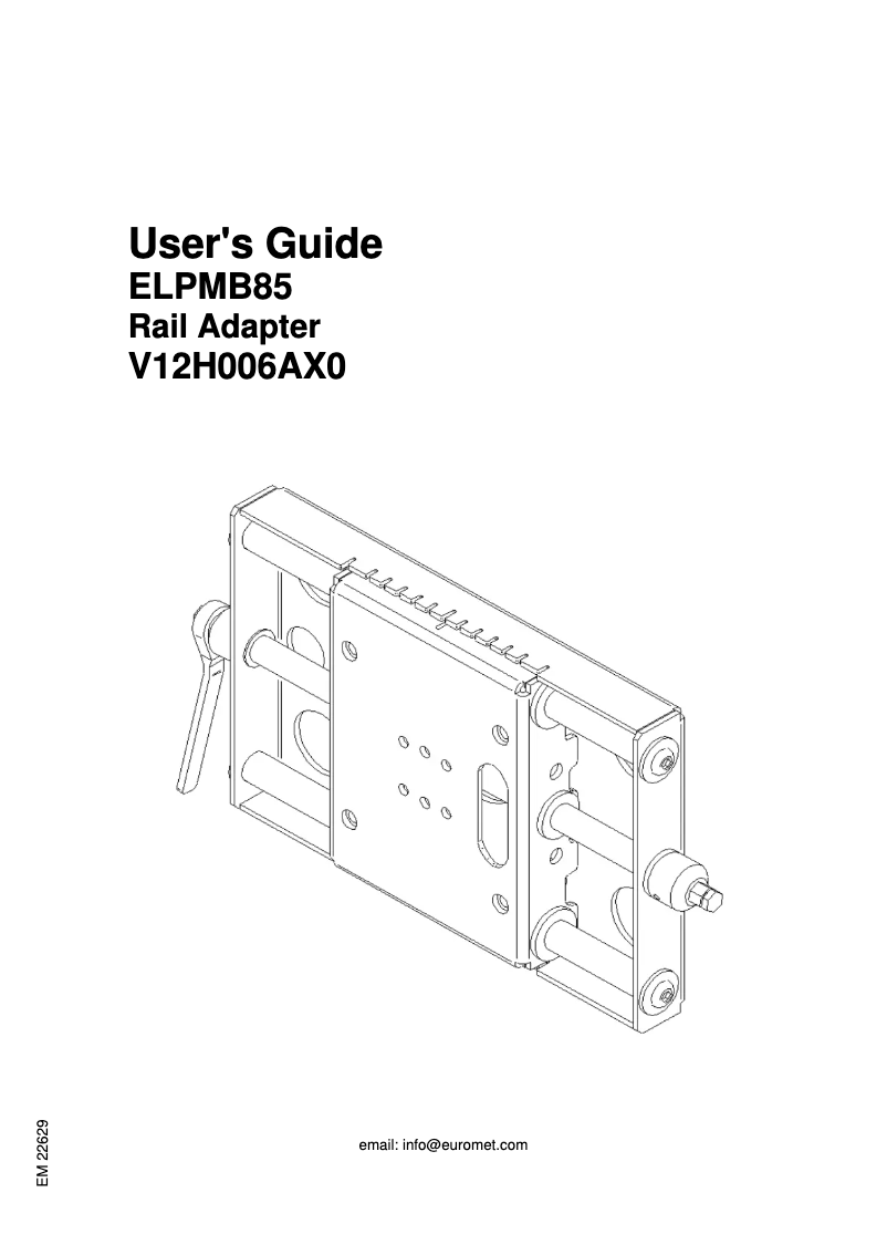 Image de la première page du manuel de l'appareil ELPMB85