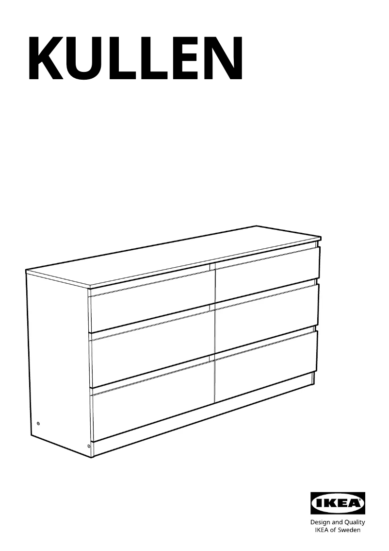 Page 1 de la notice Manuel utilisateur Ikea KULLEN 503.557.34