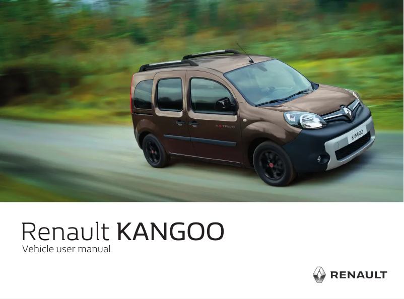 Page 1 de la notice Manuel utilisateur Renault Kangoo (2021)