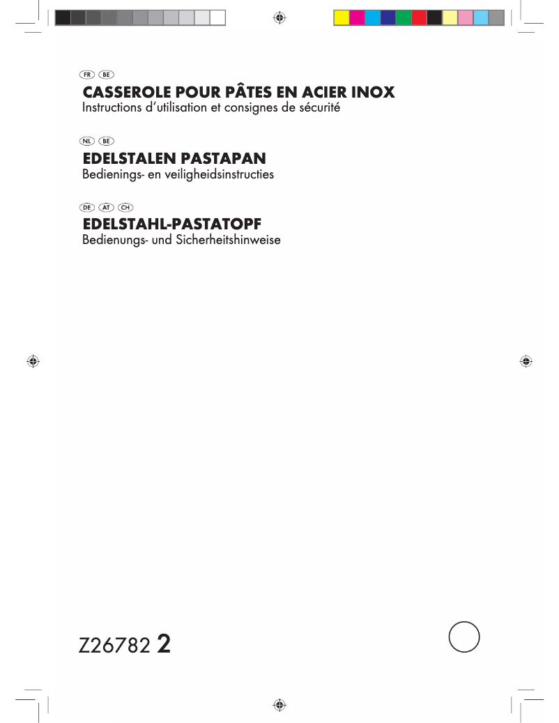 Page 1 de la notice Manuel utilisateur Ernesto Z26782