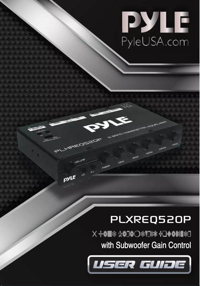 Image de la première page du manuel de l'appareil PLXREQ520P