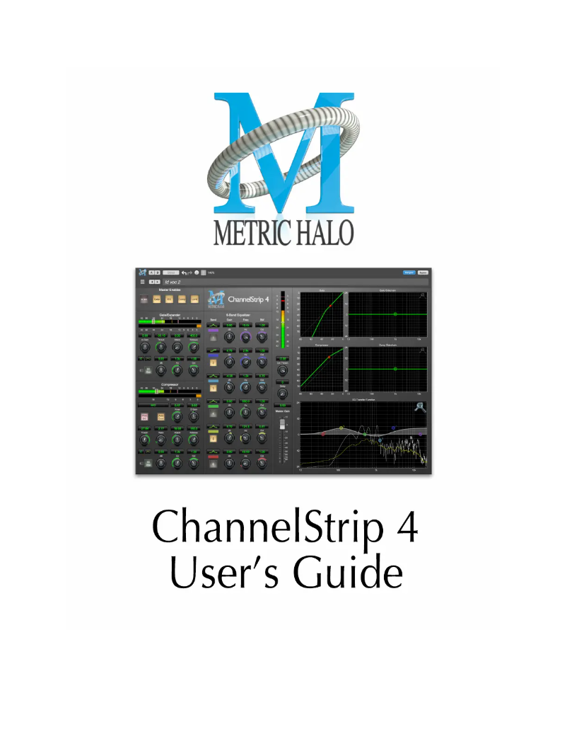Page 1 de la notice Manuel utilisateur Metric Halo ChannelStrip