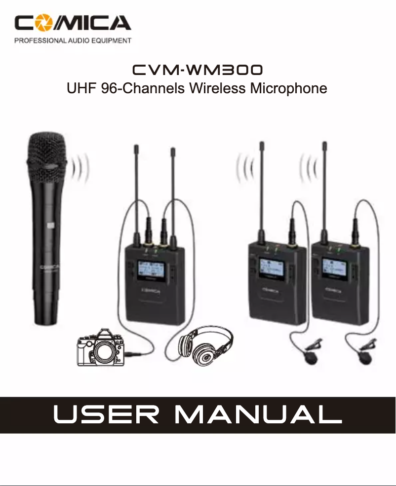 Image de la première page du manuel de l'appareil CVM-WM300A