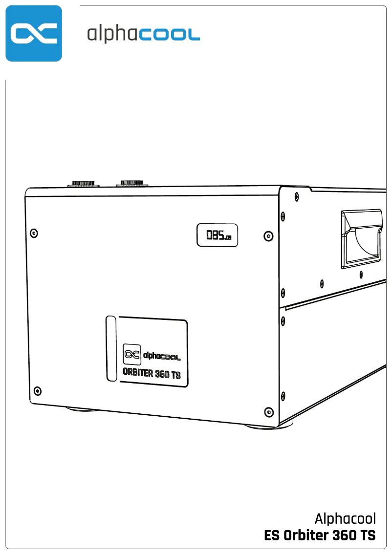 Page 1 de la notice Manuel utilisateur Alphacool ES Orbiter 360 TS