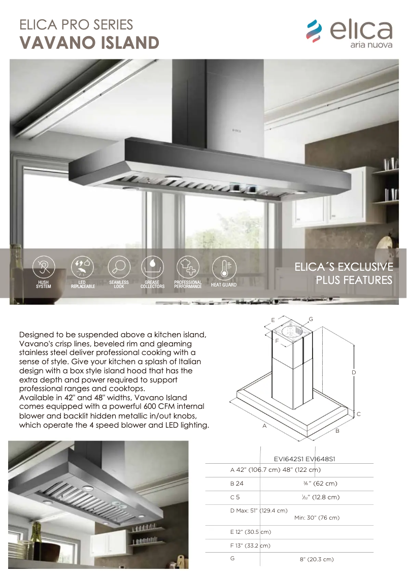 Image de la première page du manuel de l'appareil Vavano EVI648SS