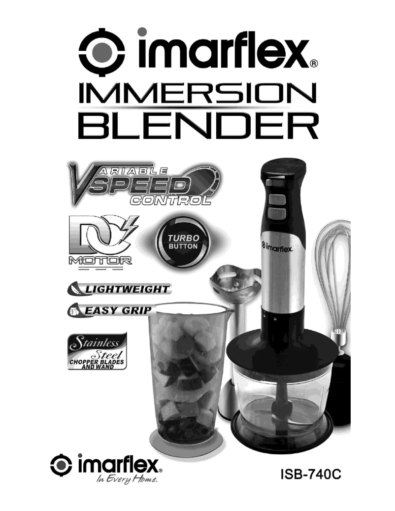 Page n°1 - Manuel utilisateur Imarflex ISB-740C