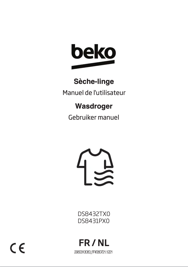 Page n°1 - Manuel utilisateur Beko DS8432TX0