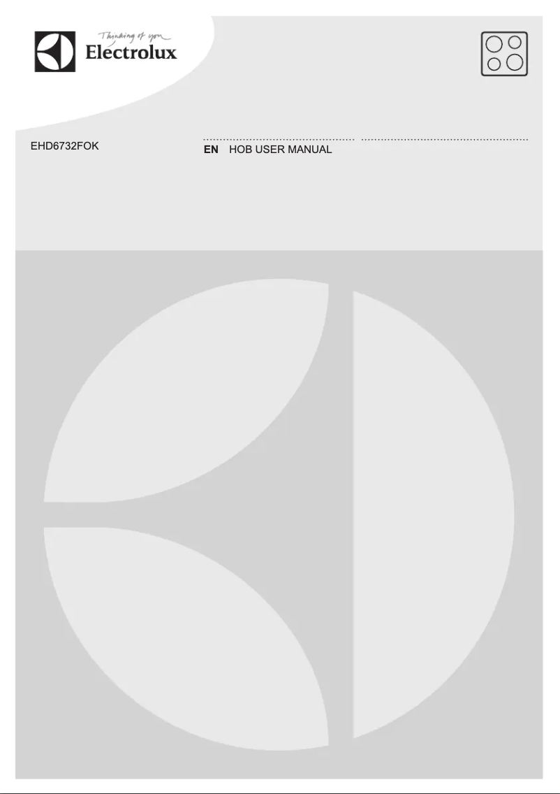 Image de la première page du manuel de l'appareil EHD6732FOK