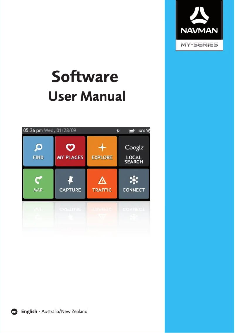 Page n°1 - Manuel utilisateur Navman MY500XT