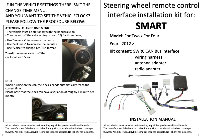Page n°1 - Manuel utilisateur Alpine KIT-W997SMTB