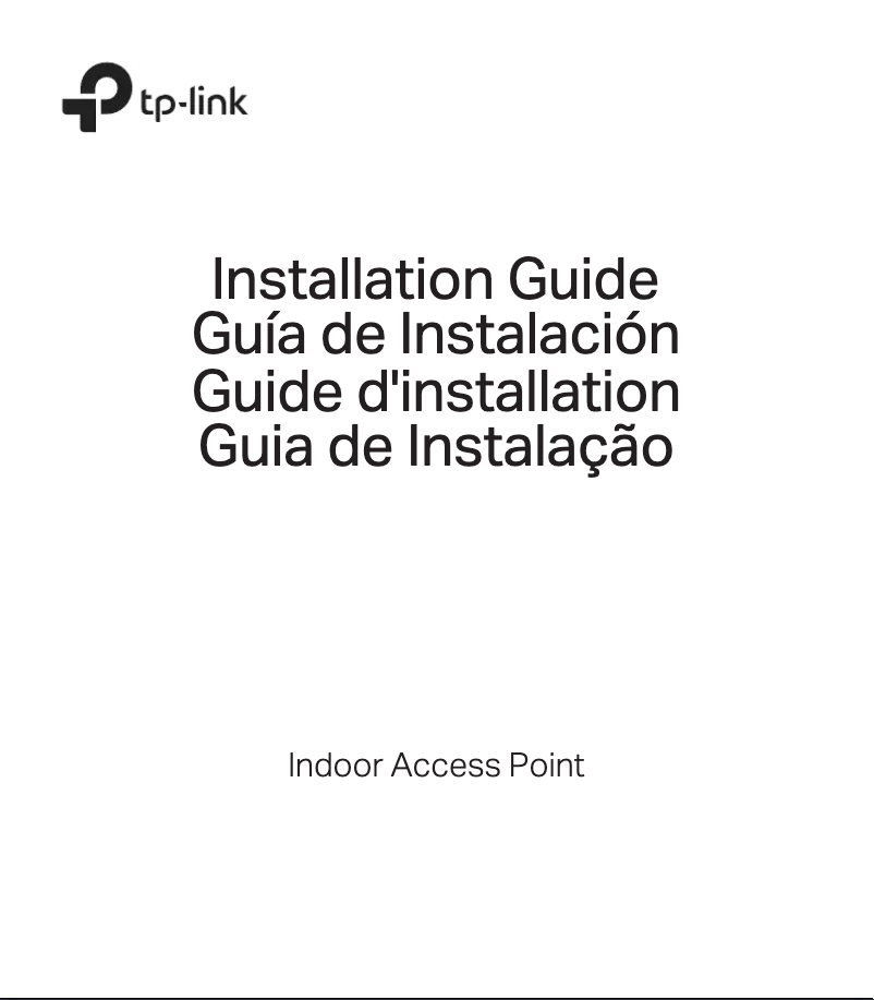 Page 1 de la notice Guide d'installation TP-Link Omada EAP613