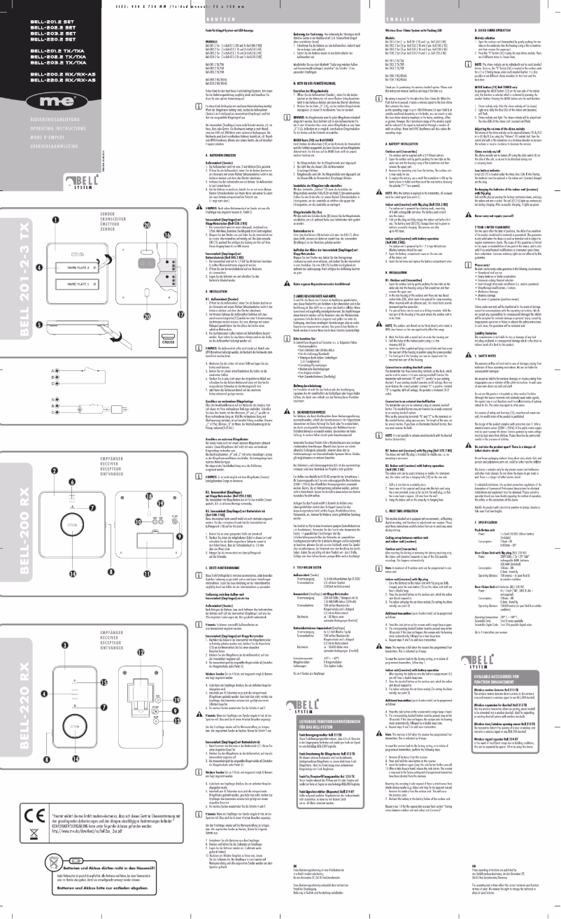 Image de la première page du manuel de l'appareil Bell 202.2