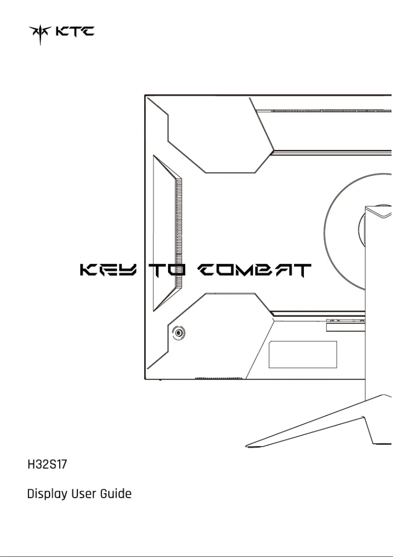 Page n°1 - Manuel utilisateur KTC H32S17