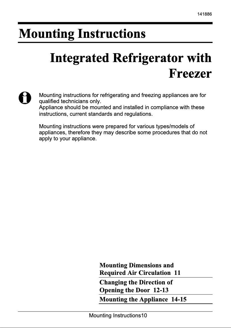 Page n°1 - Manuel utilisateur Gorenje RKI4296W