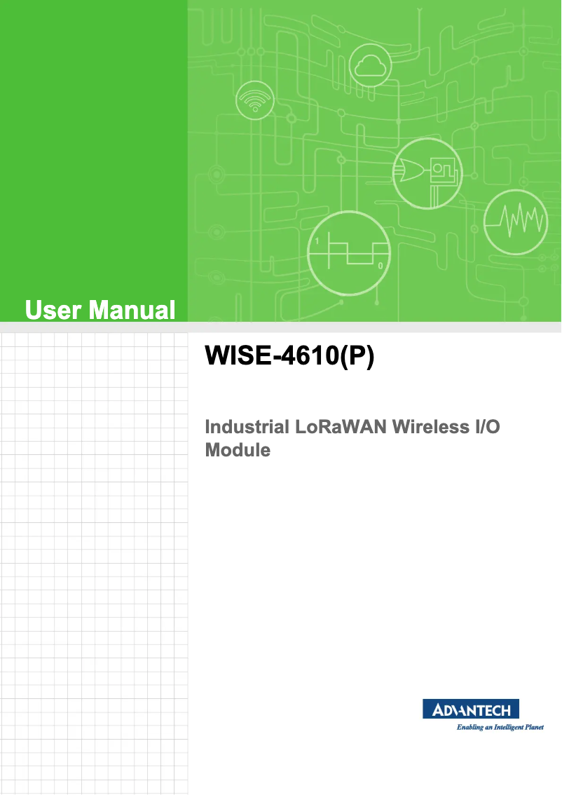Page n°1 - Manuel utilisateur Advantech WISE-4610-NA