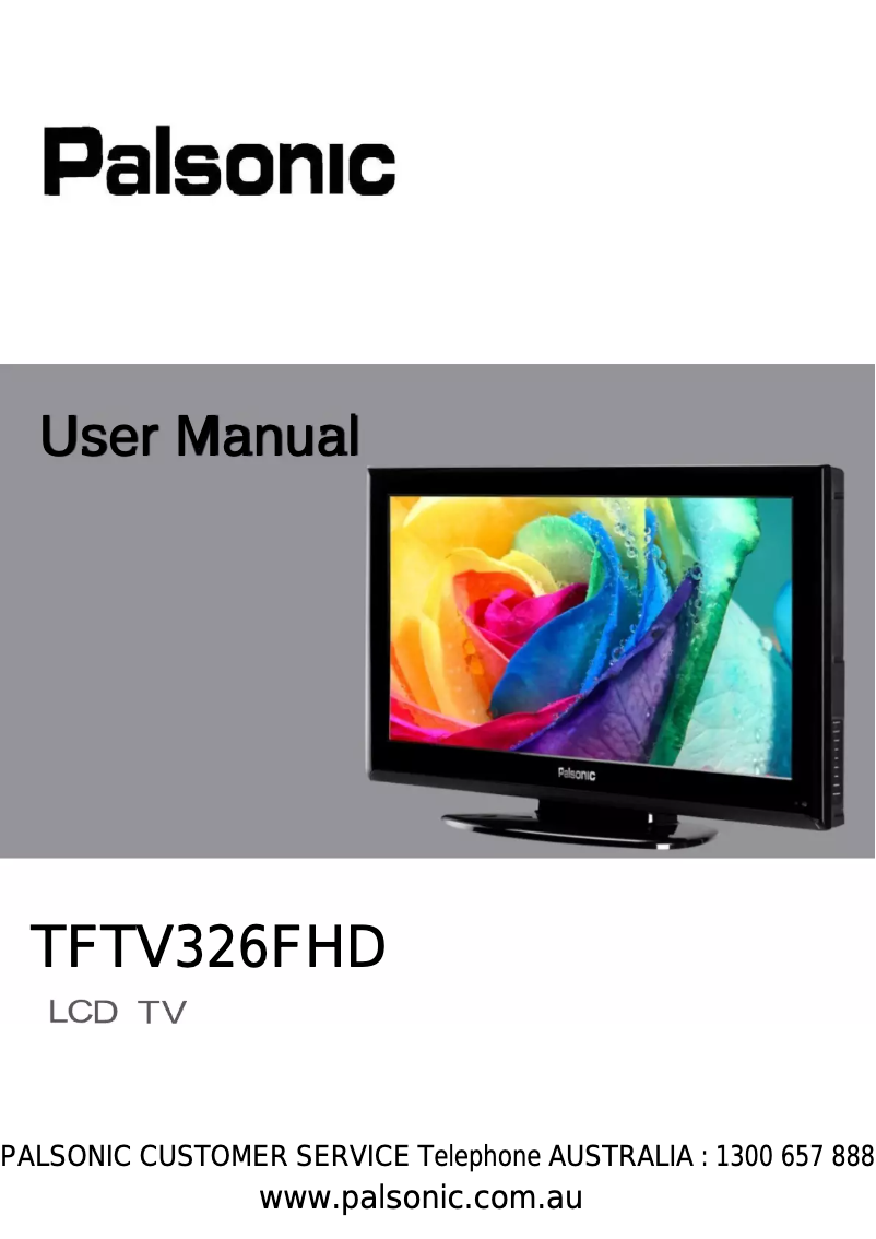 Image de la première page du manuel de l'appareil TFTV326FHD