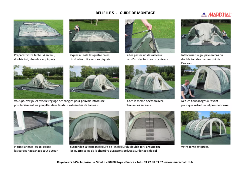 Page n°1 - Manuel utilisateur Marechal Belle Ile 5