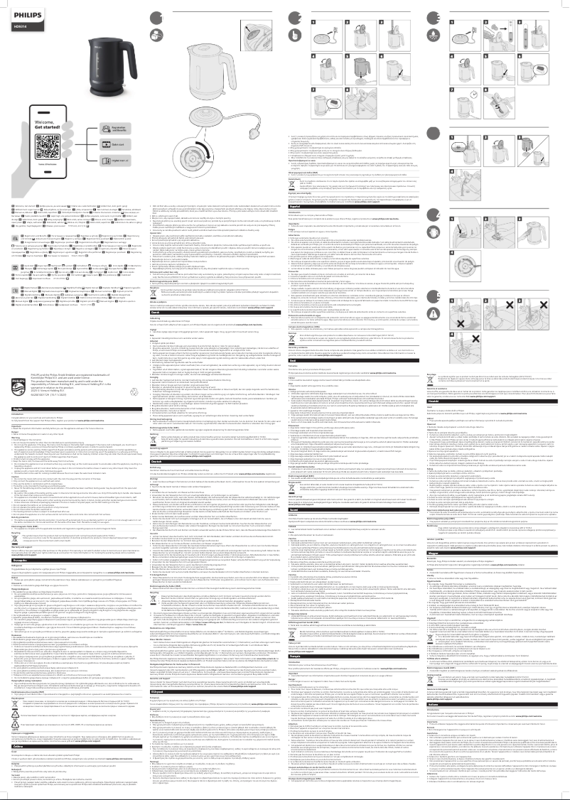 Page 1 de la notice Manuel utilisateur Philips HD9314
