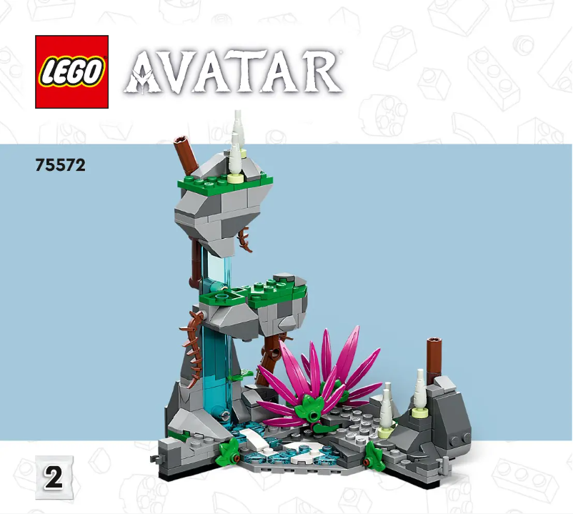 Page 1 de la notice Manuel utilisateur Lego Avatar 75572
