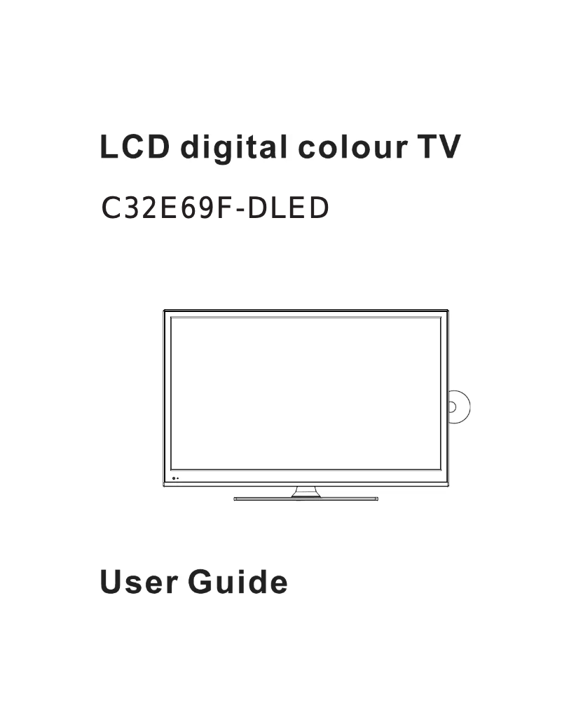 Image de la première page du manuel de l'appareil C32E69F