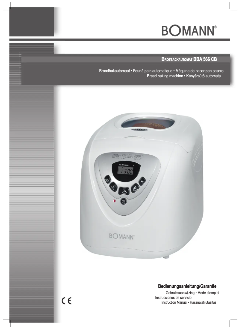 Page 1 de la notice Manuel utilisateur Bomann BBA 566 CB