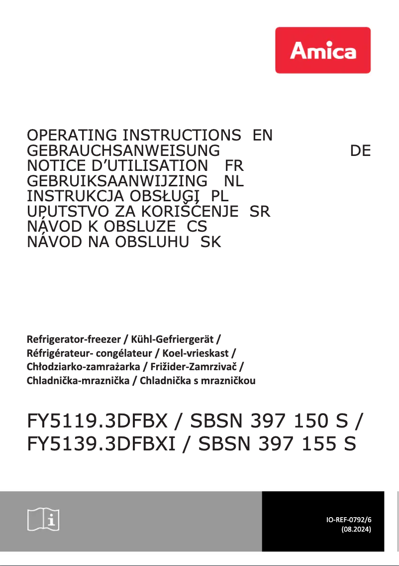First page image of the manual for FY5139.3DFBXI
