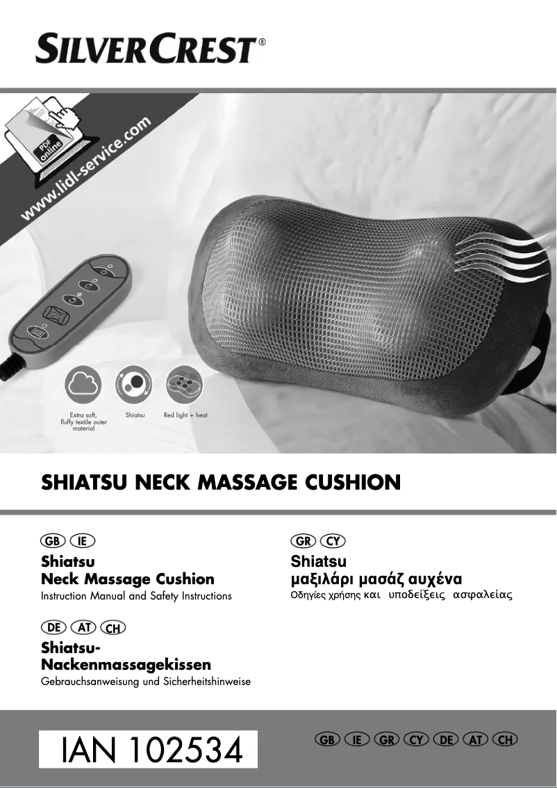 Page 1 de la notice Manuel utilisateur SilverCrest IAN 102534