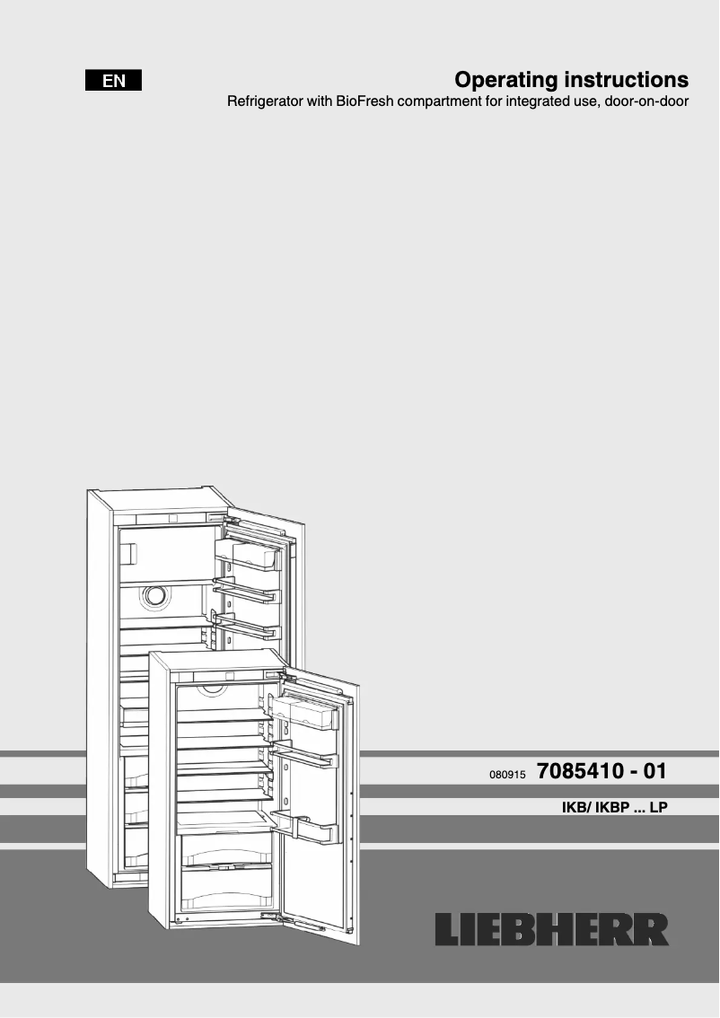 Image de la première page du manuel de l'appareil IKBP 3554 Premium BioFresh