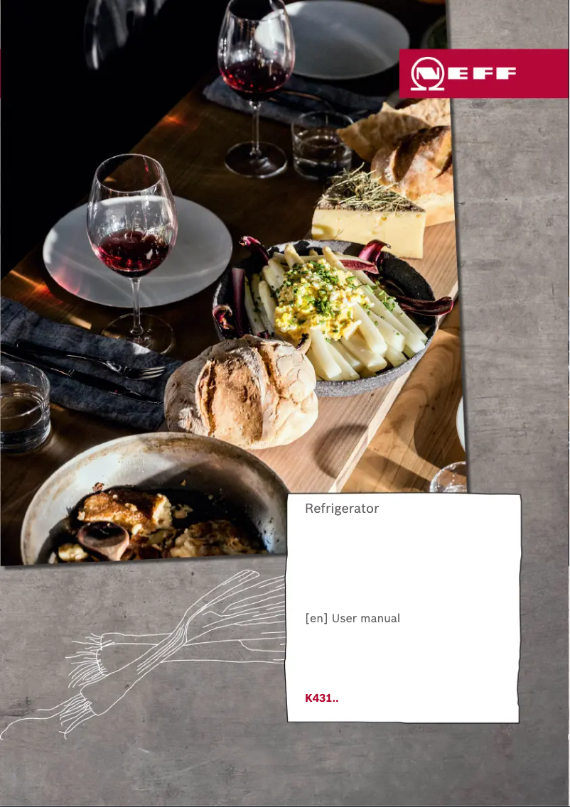 Image de la première page du manuel de l'appareil K4316XFF0G