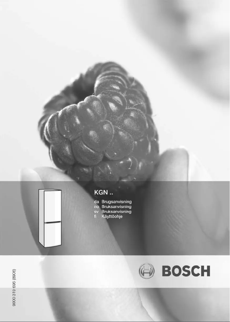Page n°1 - Manuel utilisateur Bosch KGN39X23