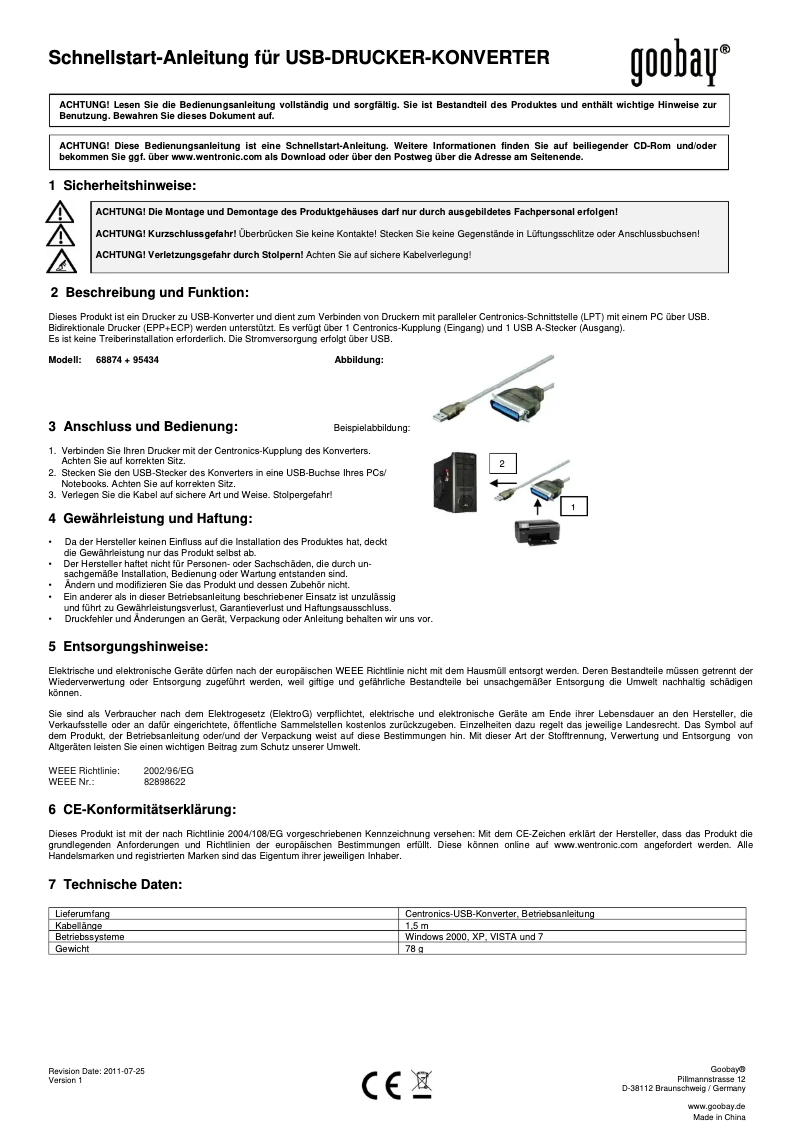 Image de la première page du manuel de l'appareil 68874