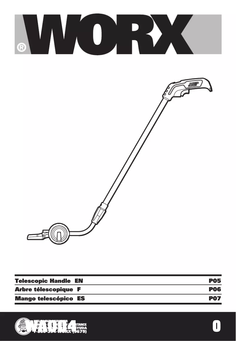 Page n°1 - Manuel utilisateur Worx WA0040