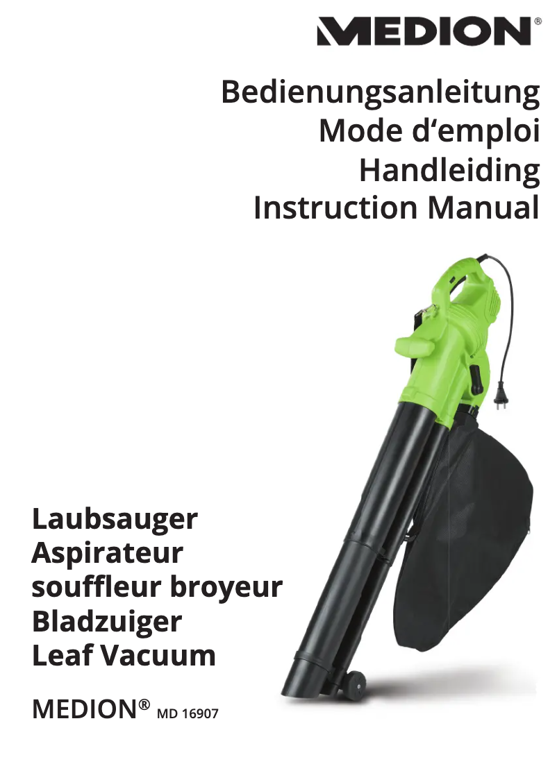 Page 1 de la notice Manuel utilisateur Medion LIFE E69386 (MD 84922)