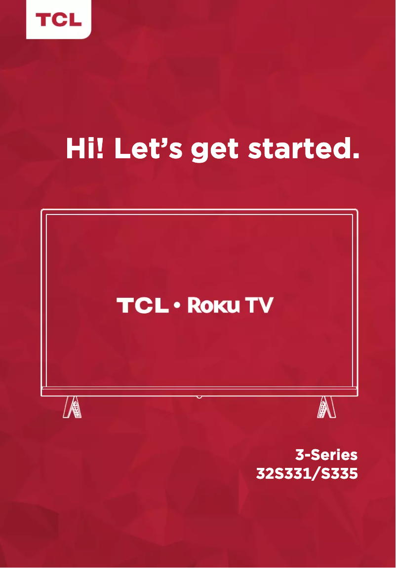 First page image of the manual for 32S331