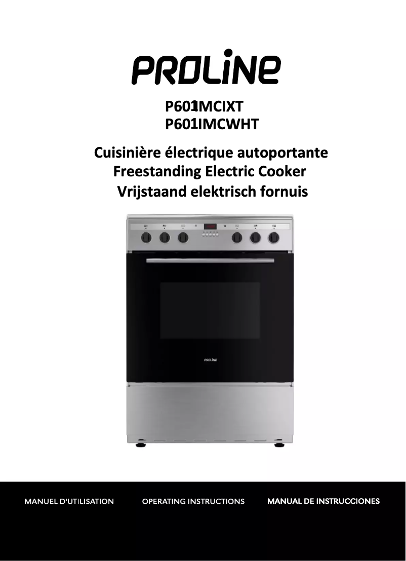 Image de la première page du manuel de l'appareil P601IMCWHT