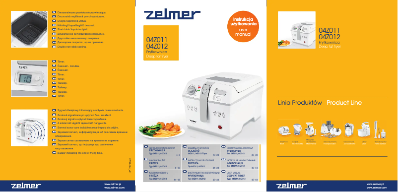 Page n°1 - Manuel utilisateur Zelmer 04Z011