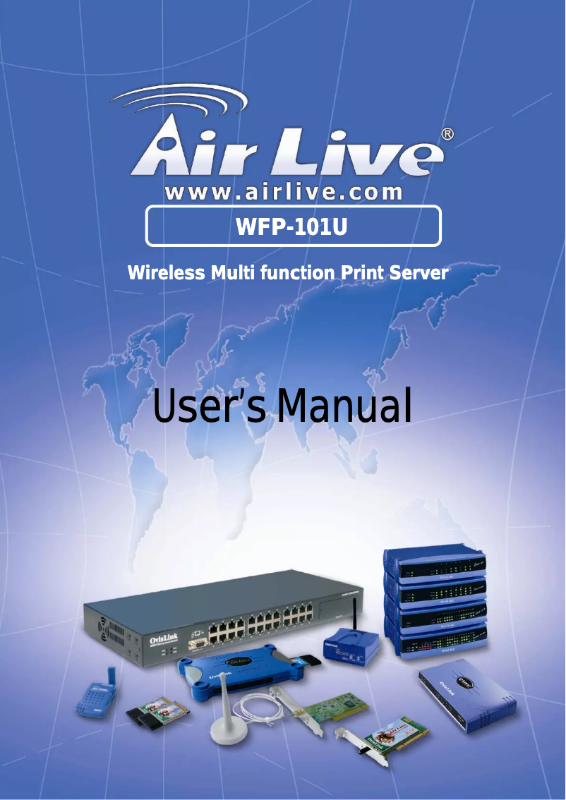 Page n°1 - Manuel utilisateur AirLive MFP-101U