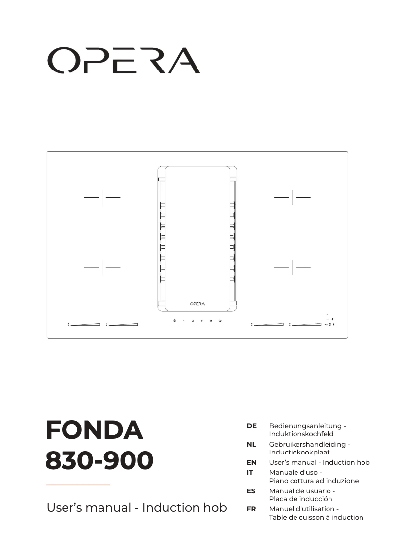 Image de la première page du manuel de l'appareil Fonda 830 DFO83C1