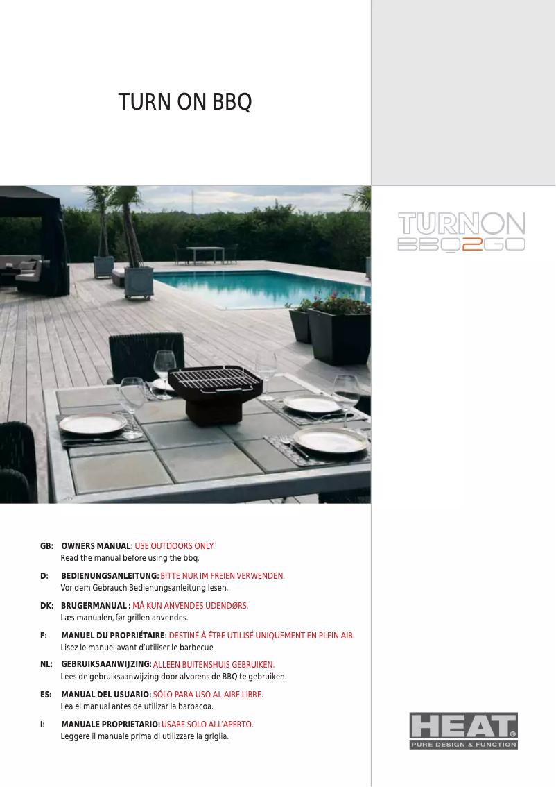 Image de la première page du manuel de l'appareil TurnOn