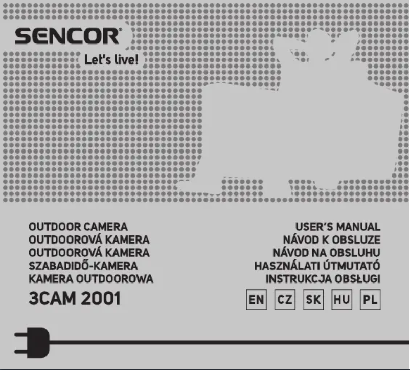 Image de la première page du manuel de l'appareil 3CAM 2001